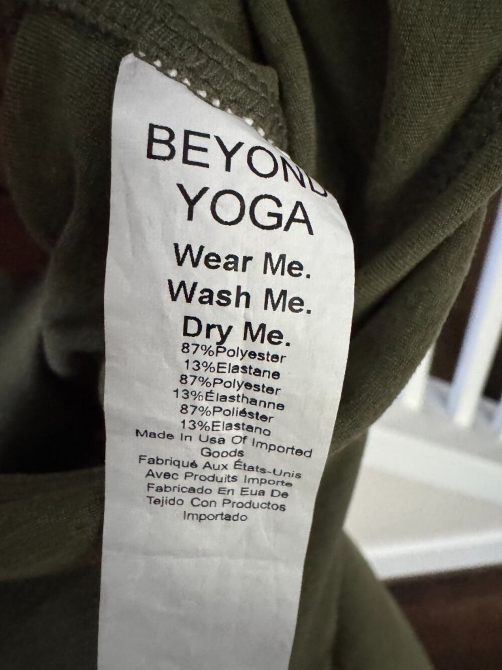 Beyond Yoga Short Jumpsuit Olive Green US Size Large - Picture 6 of 6